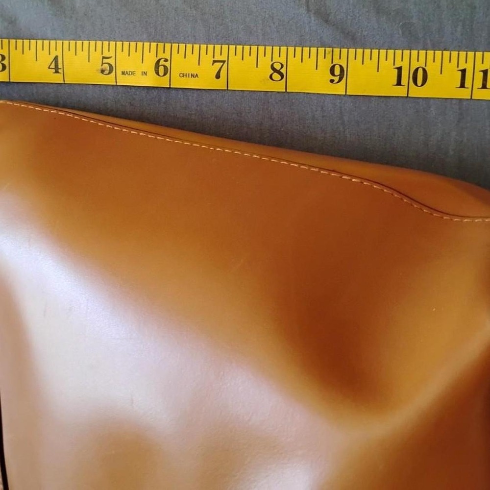 '🤎Lodis Audrey Wilhelmina Tan Leather Work Satchel Tote Bag🤎 Sleek, minimalist - Picture 6 of 7